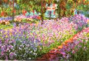 Claude Monet Artist s Garden at Giverny oil painting reproduction